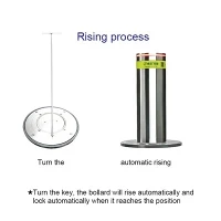 เสากึ่งอัตโนมัติ-พร้อมไฟ LED